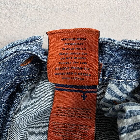 Rock Revival Jeans Womens 34 Blue Denim Sasha Easy Boot Mid-Rise - Picture 13 of 14